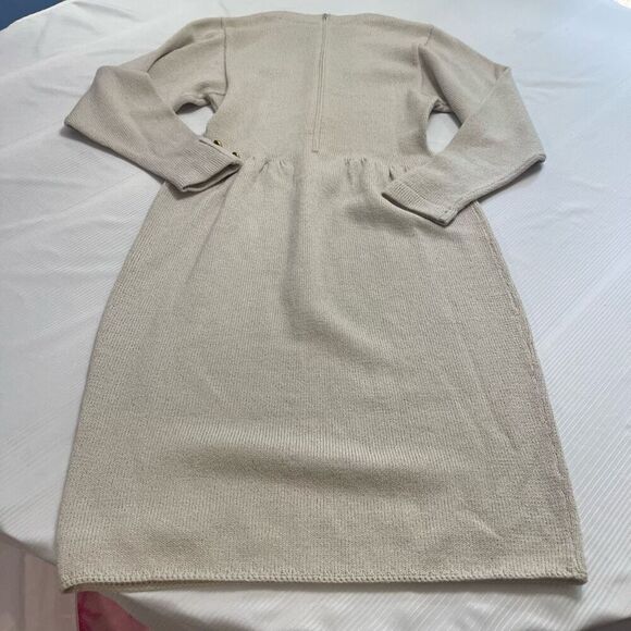Don Sayres For Welmore VTG Long Sleeve Knit Sweater Dress Size 4P - Picture 6 of 8